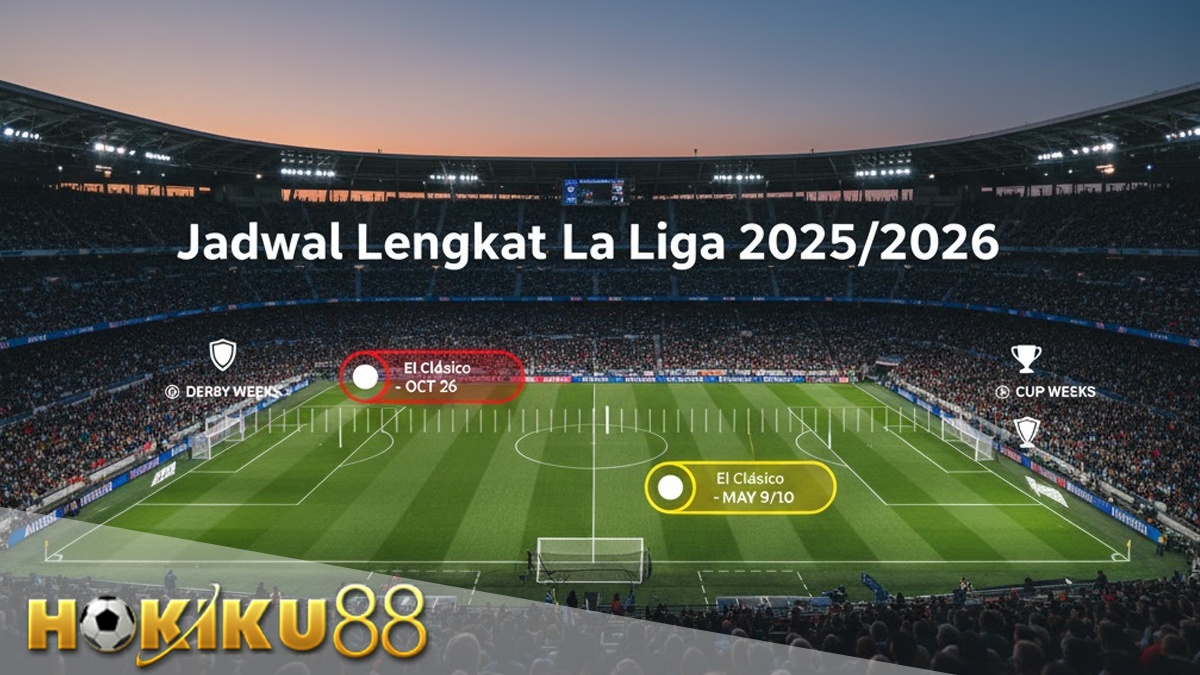 Hokiku88: Jadwal Lengkap La Liga 2025/2026 — Pertarungan Penuh Gengsi Menuju Gelar Juara